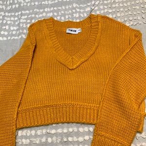 MINKPINK mustard sweater